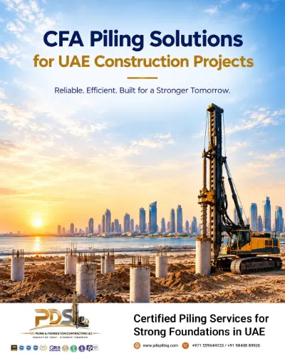 Social media poster designed for PDS Piling & Foundation by Bharathan.P