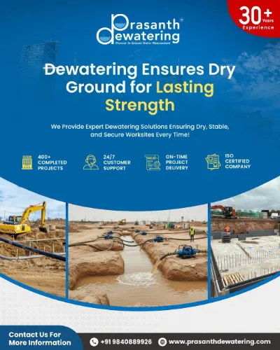 Social media poster designed for Prasanth Dewatering by Bharathan.P